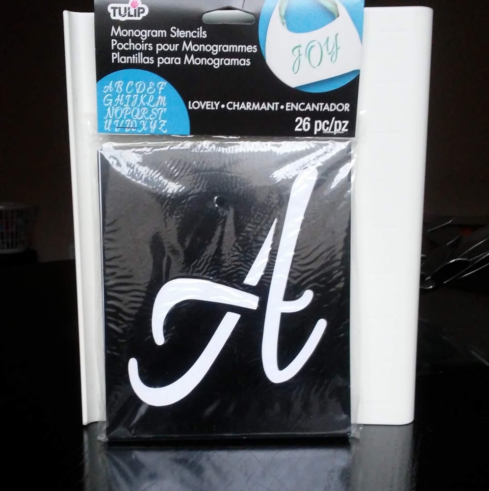 NWOT TULIP BRAND 4 inch STENCILS  A-Z